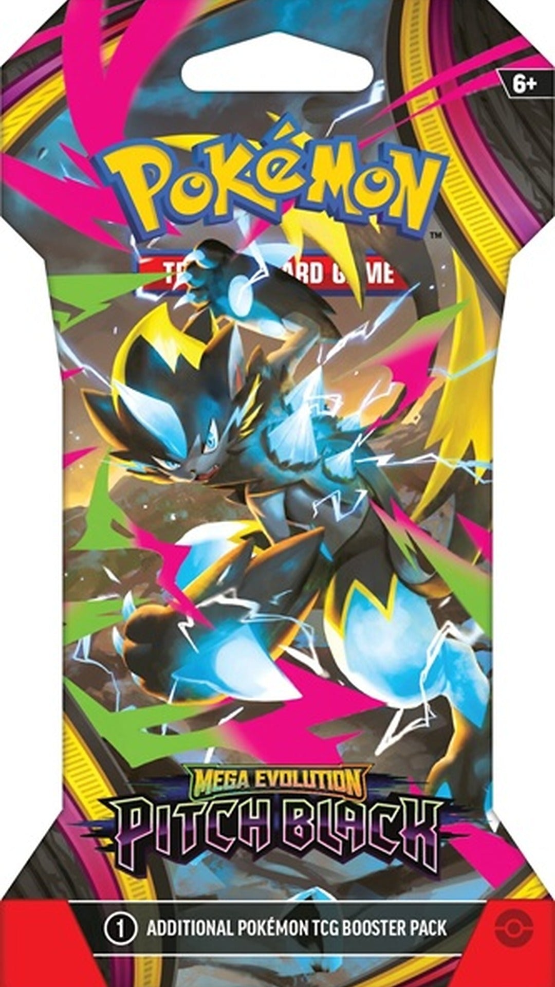 Pokémon Mega Evolution: Pitch Black – Sleeved Booster Pack
