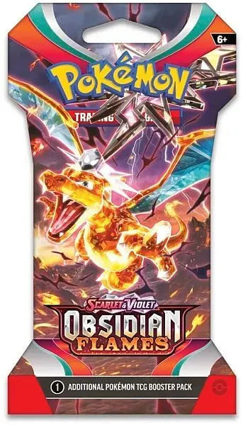 Pokémon Booster Pack - SV03 - Scarlet & Violet: Obsidian Flames Sleeved Booster Pack - GeekVortex