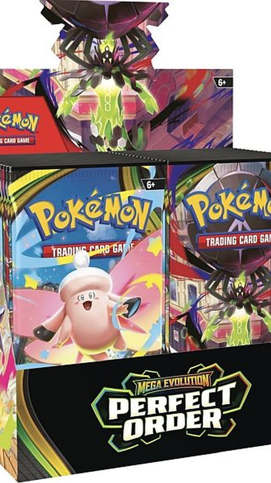Pokémon Display (Booster Box) ME03 — Mega Evolution: Perfect Order (36 Boosters) - GeekVortex