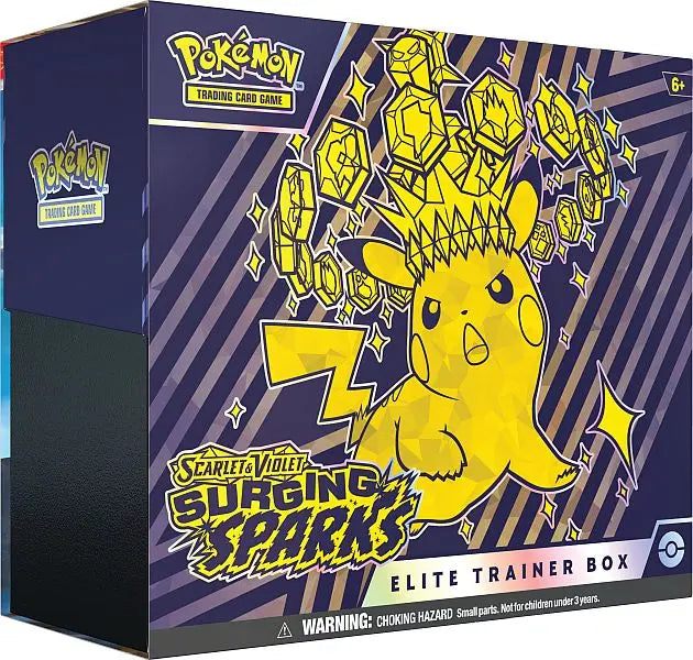 Pokémon Scarlet & Violet: Surging Sparks - Elite Trainer Box (Pikachu/Magneton) - GeekVortex
