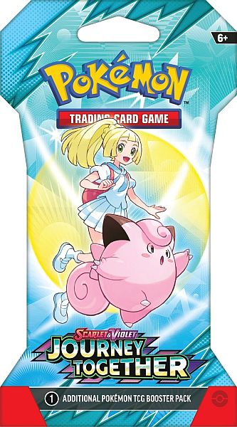 Pokemon Booster Pakke - SV09 - Scarlet & Violet: Journey Together Sleeved Booster Pack - GeekVortex