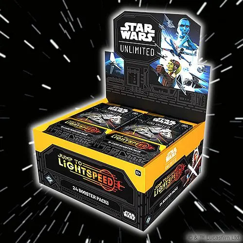 Star Wars: Unlimited TCG - Set 4: Jump to Lightspeed - Booster Display (24 Packs) - GeekVortex