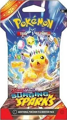Pokémon Booster Pack - SV08 - Scarlet & Violet: Surging Sparks Sleeved Booster Pack - GeekVortex