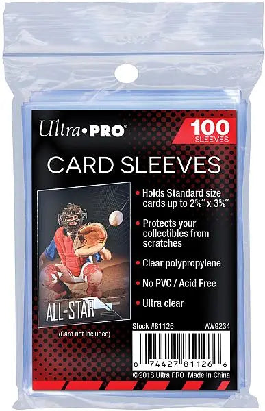 Ultra Pro Basic Soft Sleeves ( 100 ) - GeekVortex